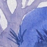 Blauer Berg (30 x 20 cm)