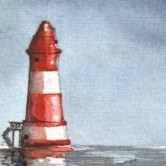 Leuchtturm ( 12 x 17 cm)